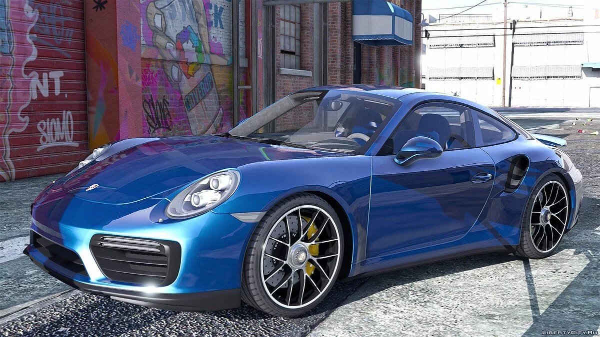 2016 Porsche 911 Turbo S [Add-On / Replace | Auto Spoiler | Animated | Template] 1.2 / GTA 5