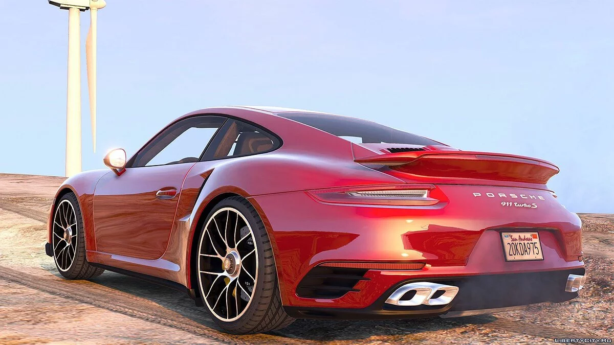 2016 Porsche 911 Turbo S [Add-On / Replace | Auto Spoiler | Animated | Template] 1.2 / GTA 5