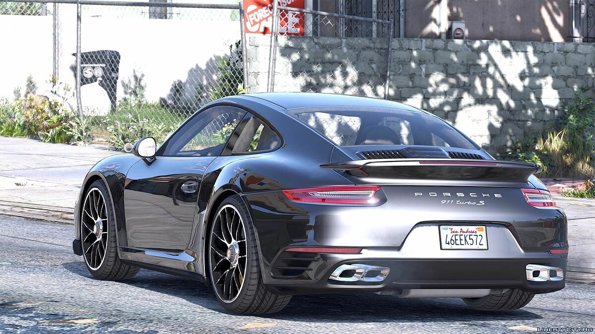 Скачать 2016 Porsche 911 Turbo S [Add-On / Replace | Auto Spoiler |  Animated | Template] 1.2 для GTA 5