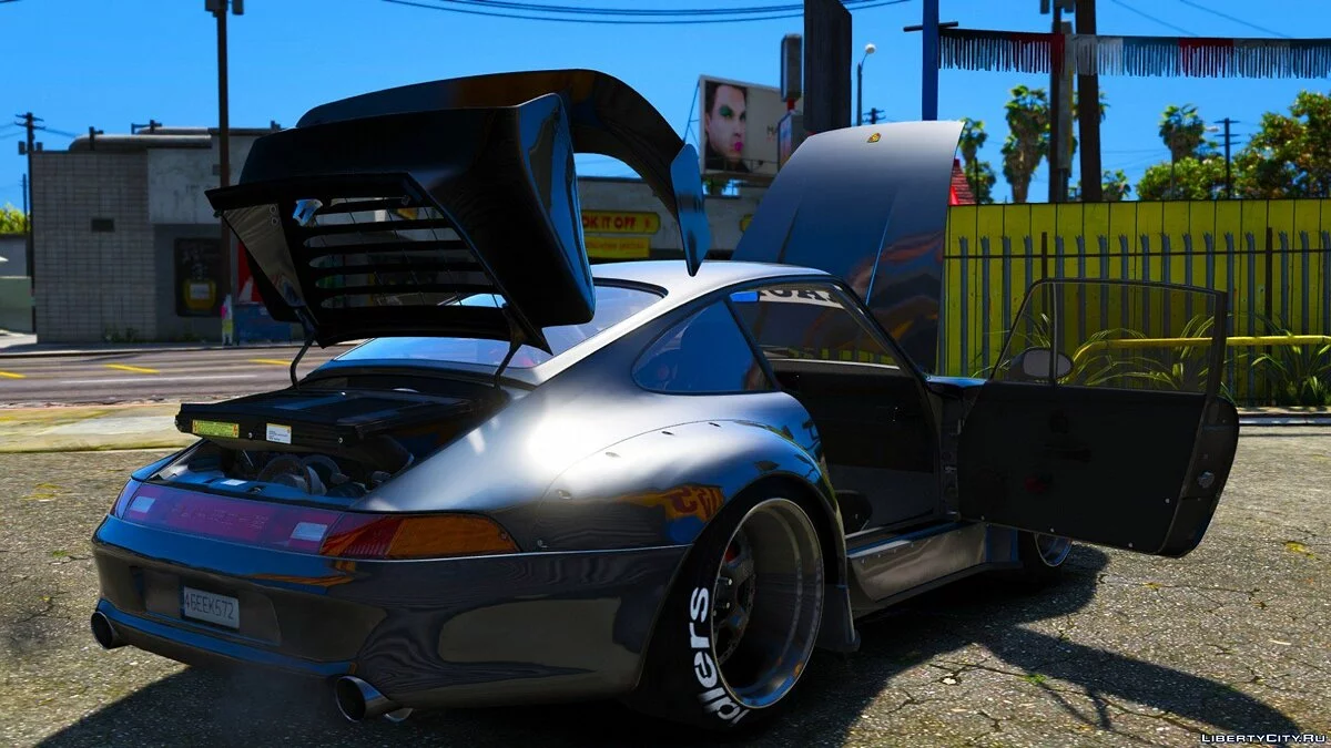 Porsche 911(993) GT-2 1992 RWB[Replace/Add-On][HQ Interior][HQ Exterior][UV Map] 1.2 / GTA 5