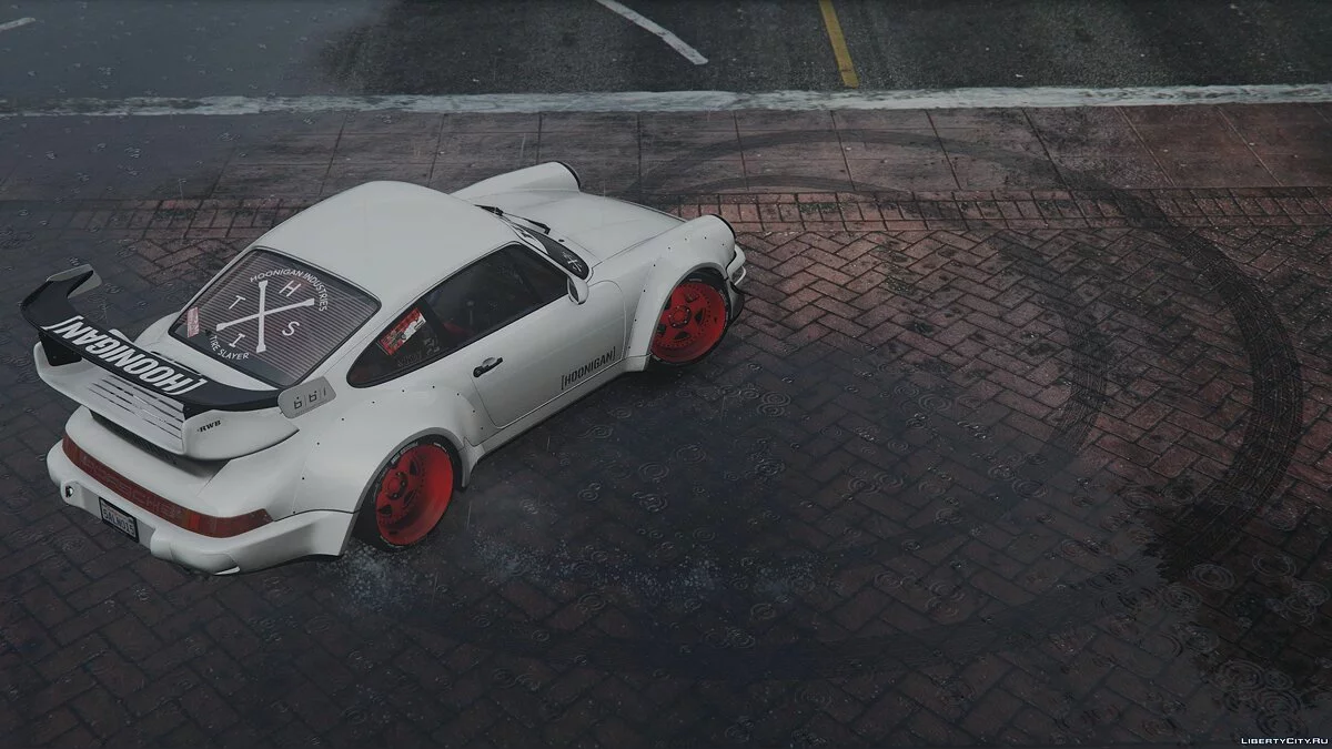 1991 Porsche 911(964) Turbo Hoonigan&Rauh-Welt HQ [Add-On] [Template/Liveries] [Dirt Mapping] Final Version / GTA 5