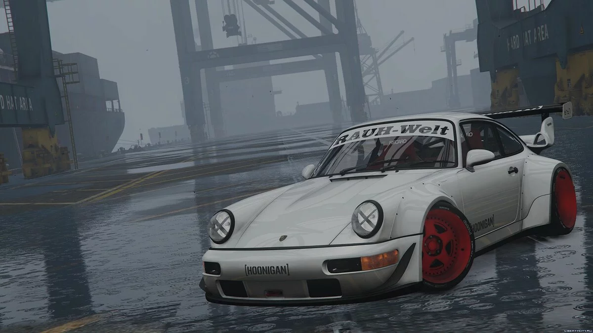 1991 Porsche 911(964) Turbo Hoonigan&Rauh-Welt HQ [Add-On] [Template/Liveries] [Dirt Mapping] Final Version-FIXED / GTA 5