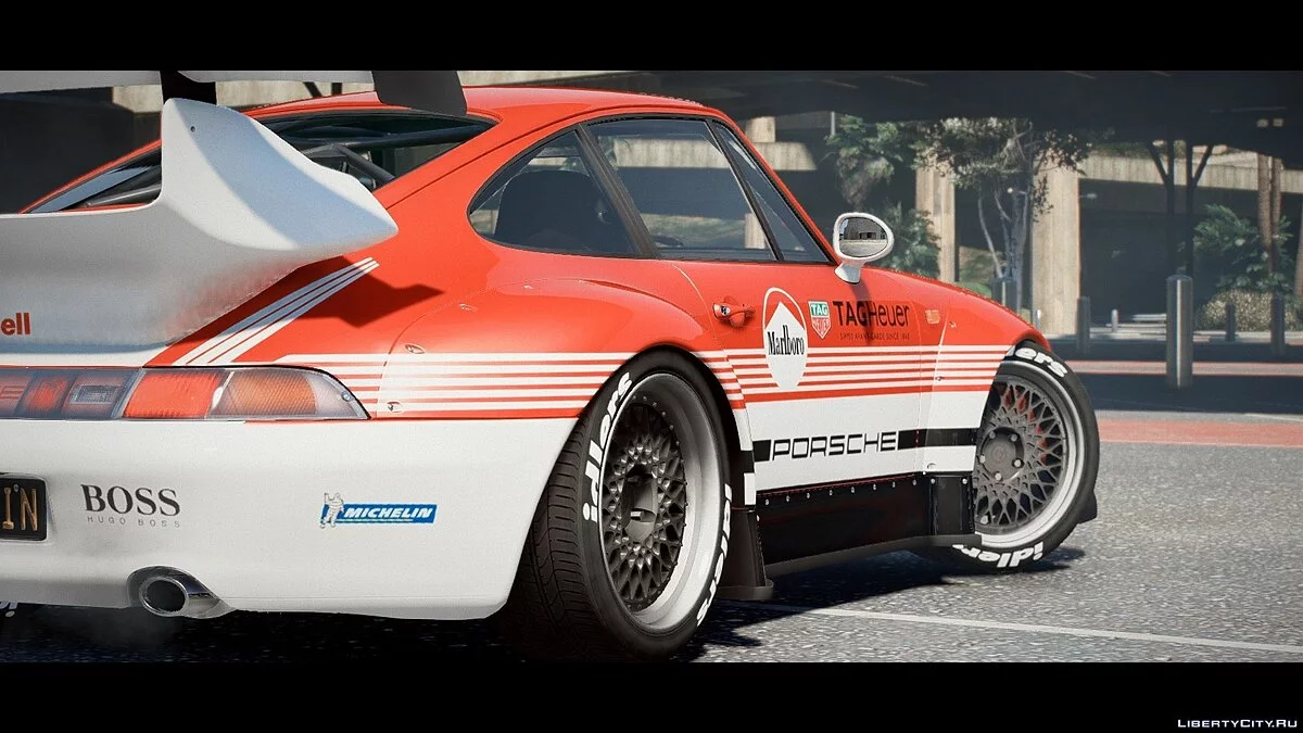 1995 Porsche 911 GT2(993) + RWB [Addon|LODS|Livery] 1.0 / GTA 5