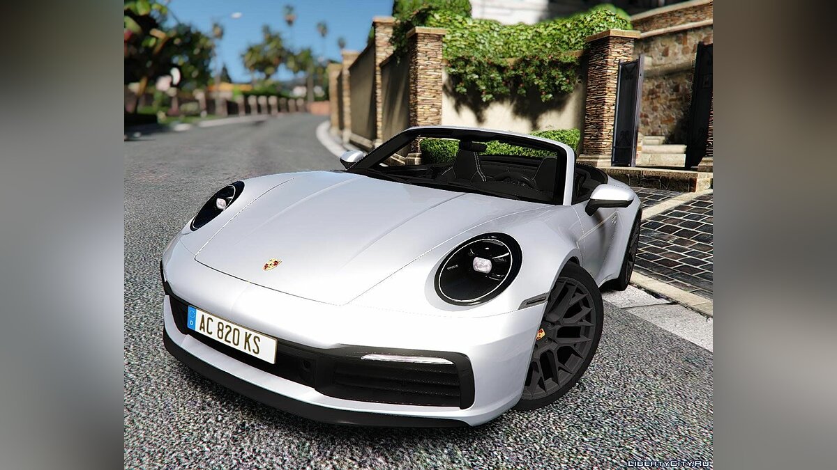 Скачать 2020 Porsche 911 Cabriolet Carrera 4S [Add-On] 2.0 для GTA 5