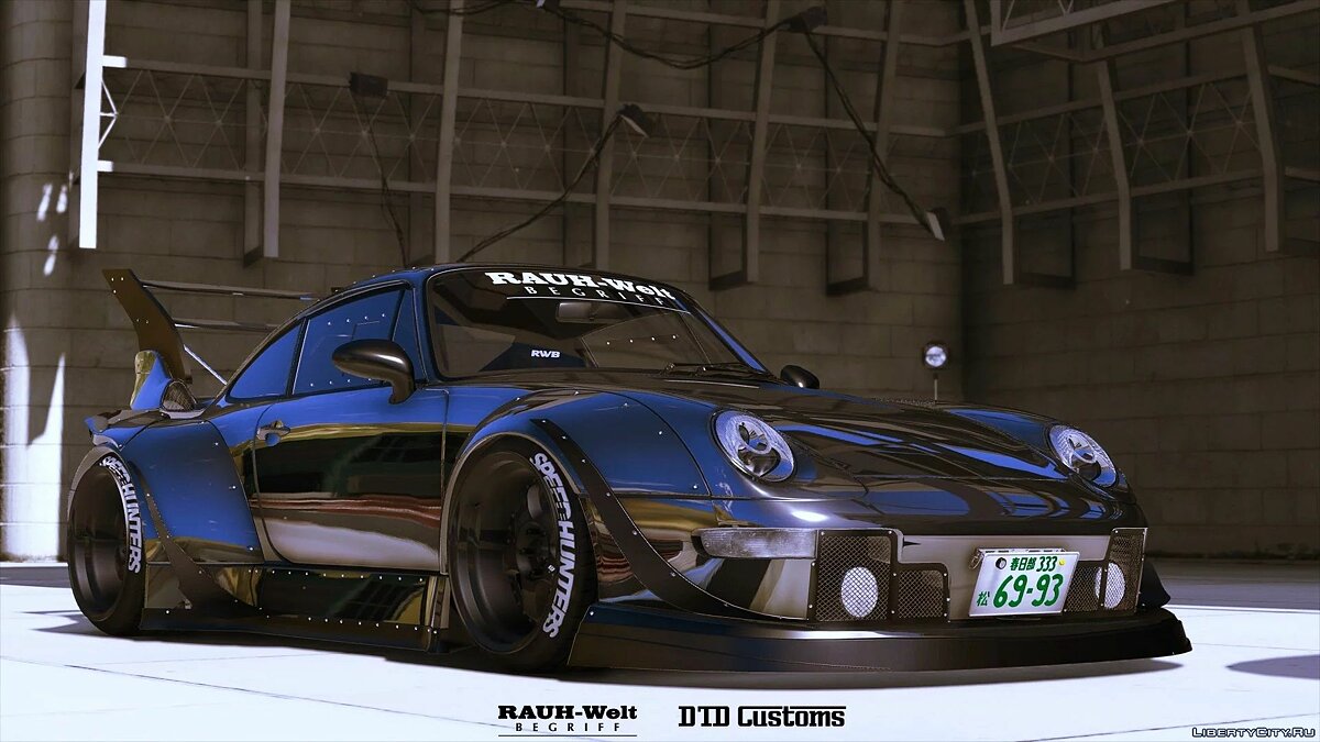 Скачать Porsche 911-993 RWB [Add-On / Replace] 1.0 для GTA 5