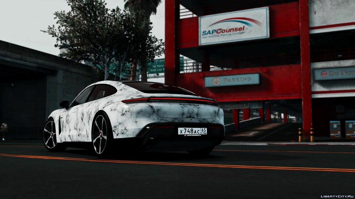 Скачать Porsche Taycan Turbo S Mikhail Litvin Edition v1.0 для GTA 5