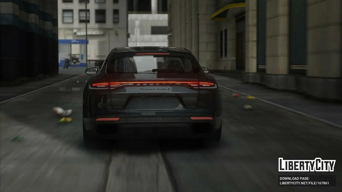 Porsche Panamera Turbo S Sport Turismo 2021 v1.0 / GTA 5