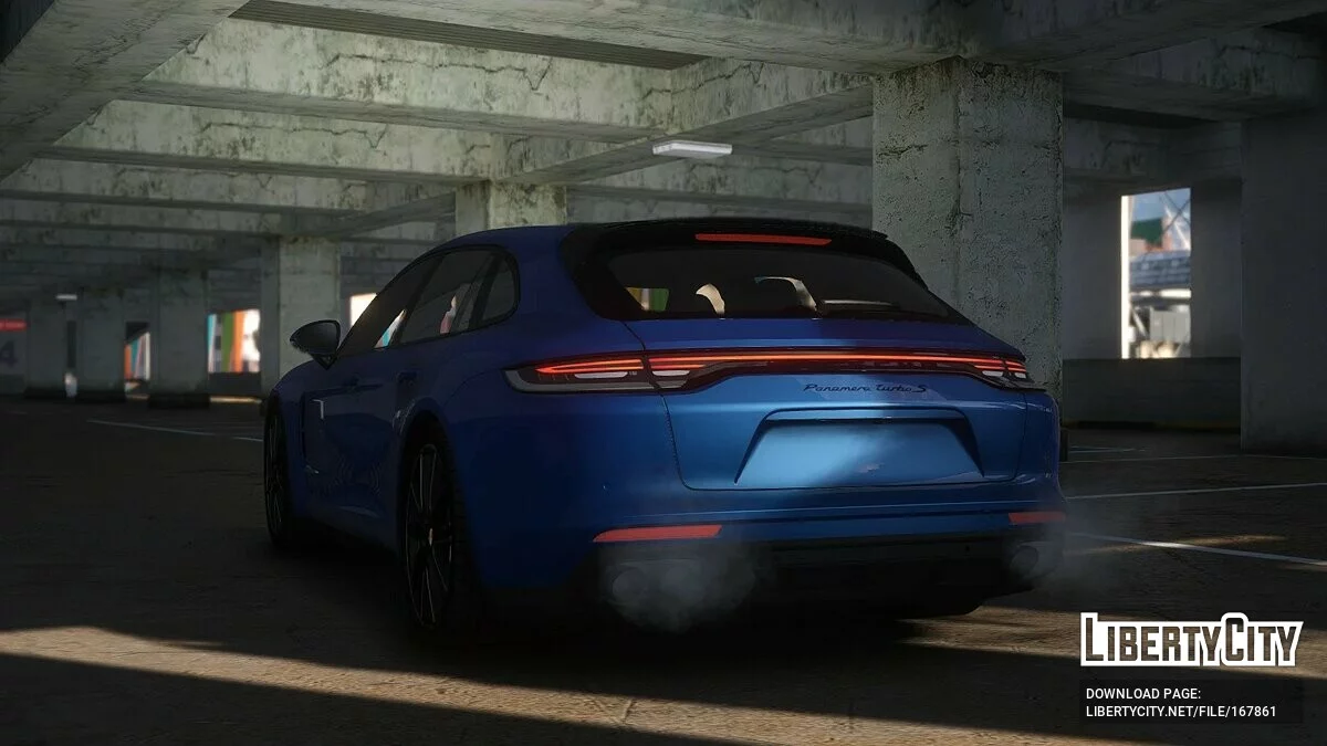 Porsche Panamera Turbo S Sport Turismo 2021 v1.0 / GTA 5
