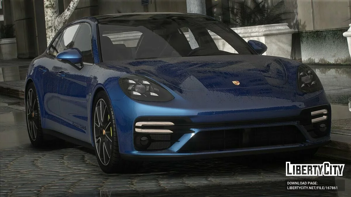 Porsche Panamera Turbo S Sport Turismo 2021 v1.0 / GTA 5