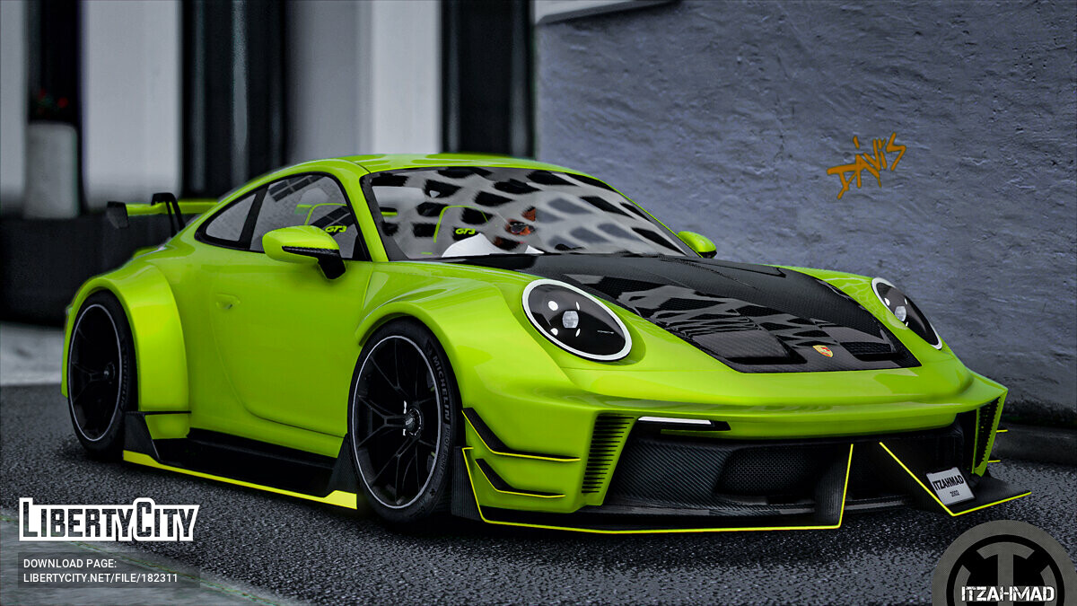 Скачать Porsche 911 Gt3 Hycade Edition для GTA 5