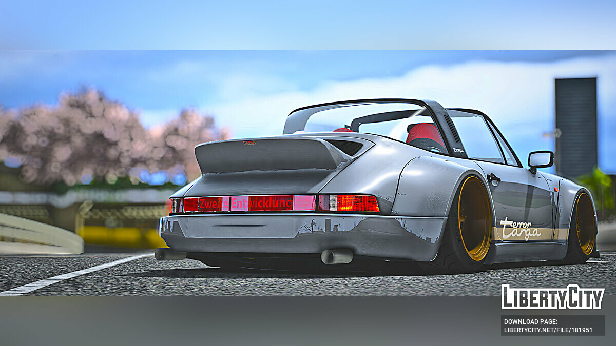 Скачать Porsche 911 RWB Terror Targa для GTA 5