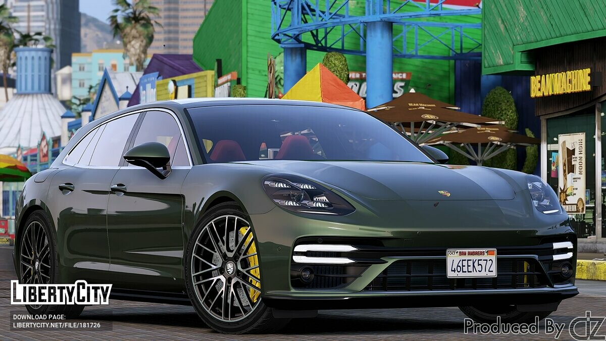 Скачать Porsche Panamera Sport Turismo Turbo S 2021 для GTA 5