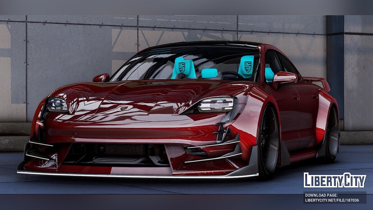 Porsche Taycan 2021 Widebody для GTA 5 - Картинка #1