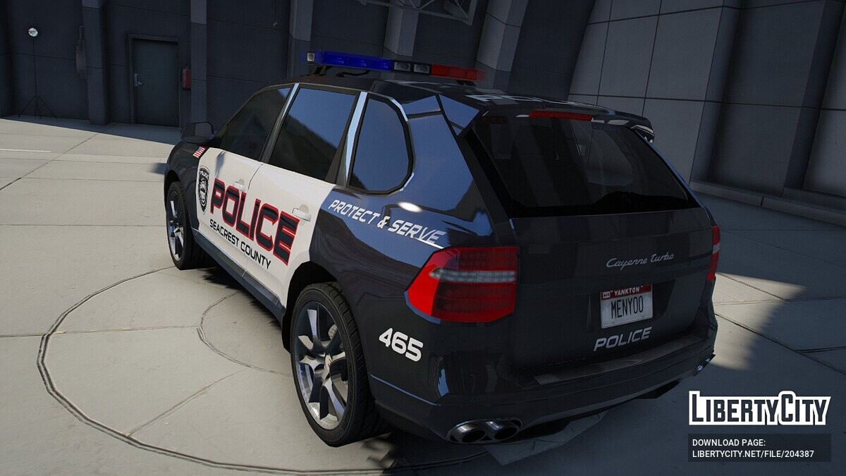 Скачать 2008 Porsche Cayenne Turbo Police для GTA 5