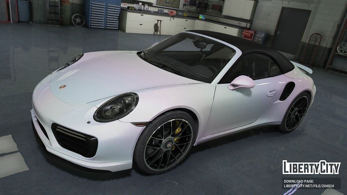 Скачать 2016 Porsche 911 Turbo S Cabriolet (991.2) для GTA 5