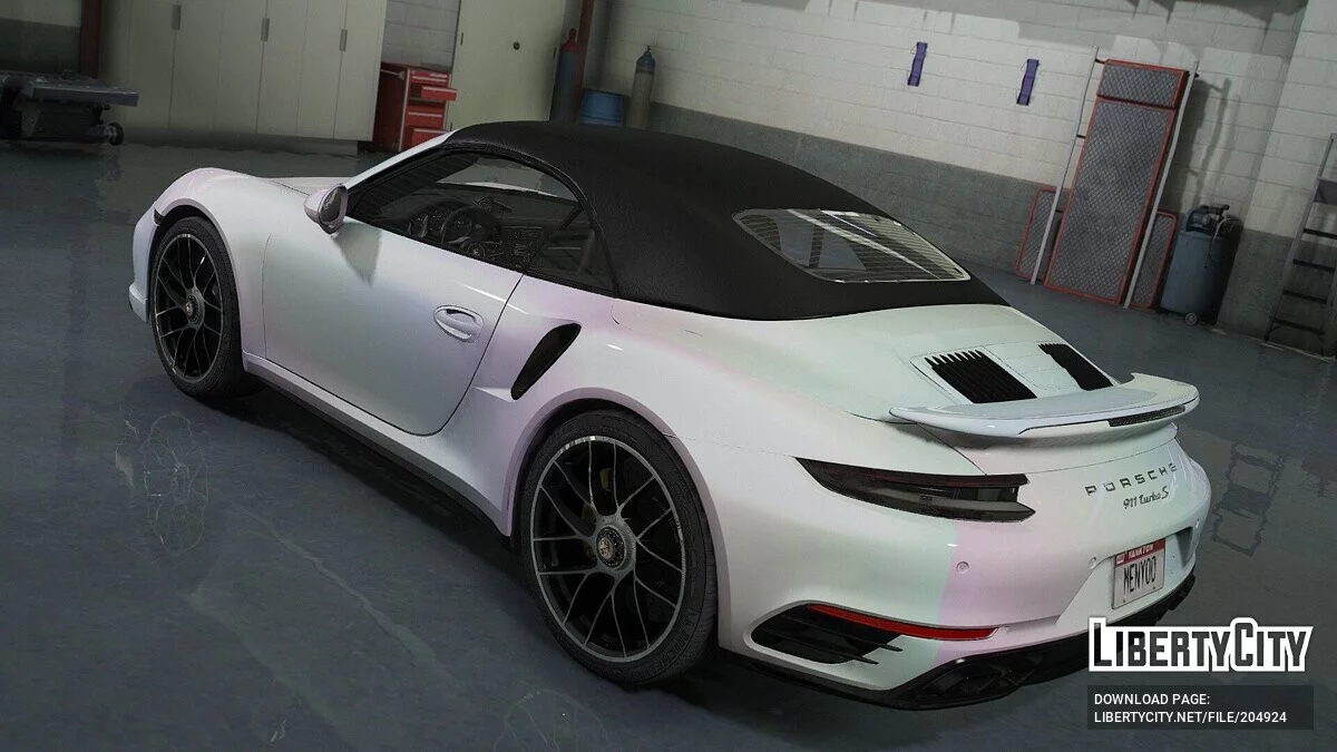 2016 Porsche 911 Turbo S Cabriolet (991.2) / GTA 5