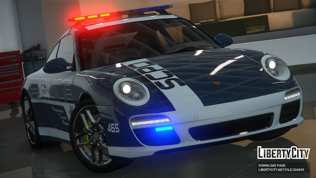 Скачать Porsche 911 Targa 4S Police для GTA 5