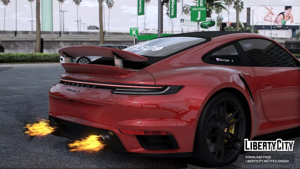 Porsche 911 TURBO S Red Scorpion 2021 / GTA 5