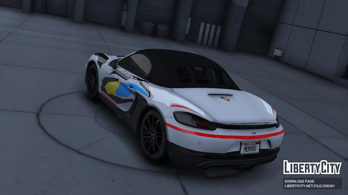 Porsche 718 Boxster S Modern Abstract / GTA 5