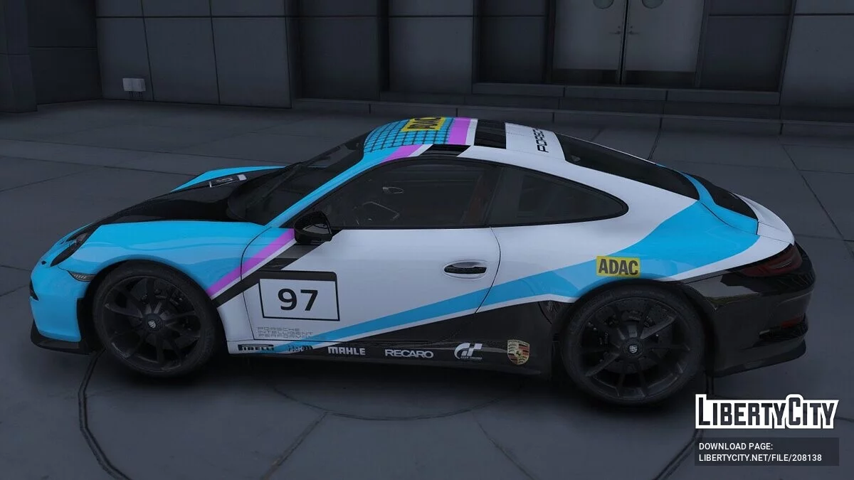 Porsche 911 R GT3 Modern Racing Design / GTA 5