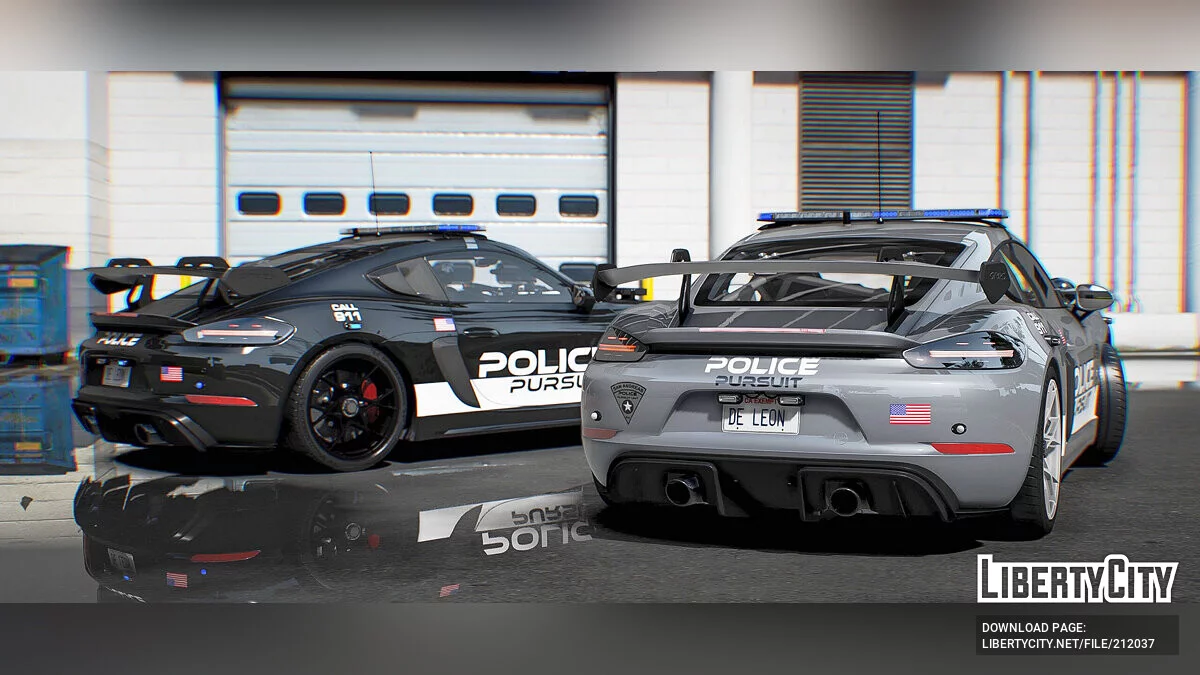 Porsche 718 Cayman GT4 RS Police / GTA 5