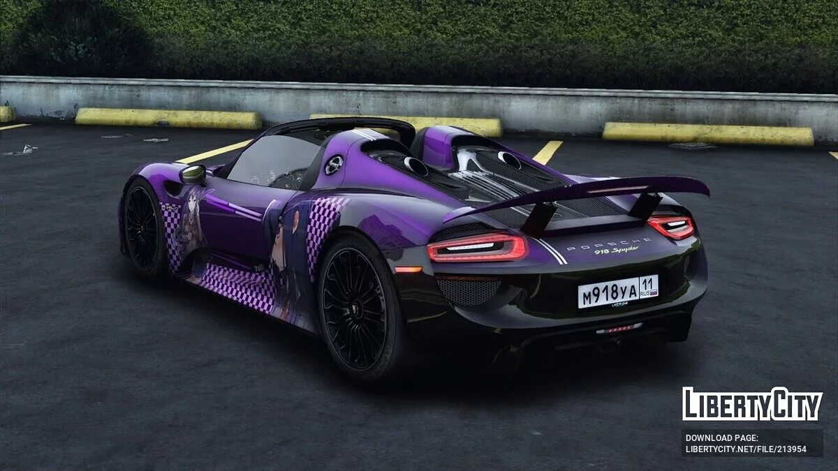 2015 Porsche 918 Spyder [Add-On | RU Plates | Extras | Tuning | Livery] / GTA 5