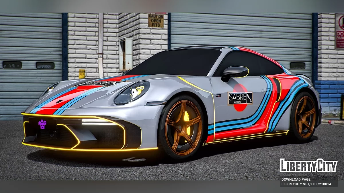 Porsche 911 Brabus 900 Rocket R 2024 / GTA 5