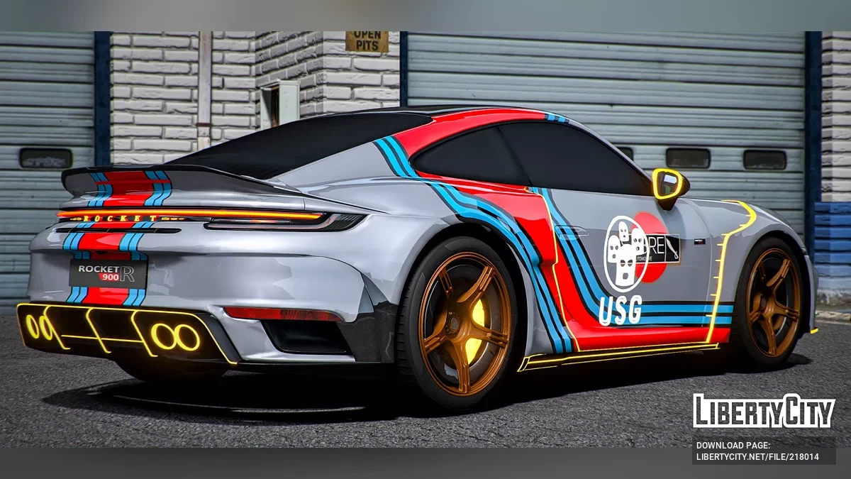 Porsche 911 Brabus 900 Rocket R 2024 / GTA 5