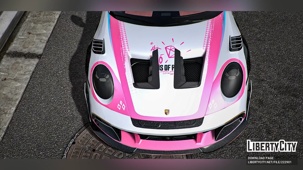 Porsche 911 Evo Mansory Harley Quinn / GTA 5