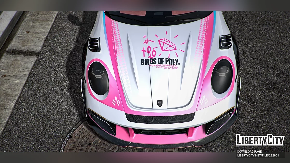 Porsche 911 Evo Mansory Harley Quinn / GTA 5