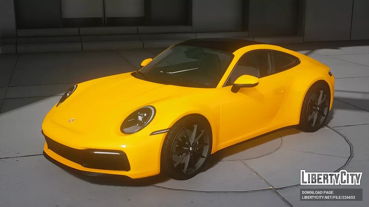 Porshe 911 (992) Carrera S GT3 Techart v2 / GTA 5