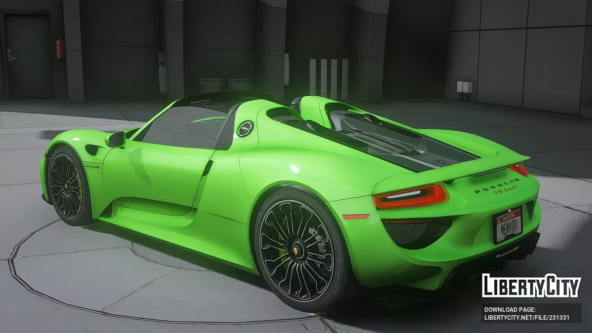 Porsche 918 Spyder / GTA 5