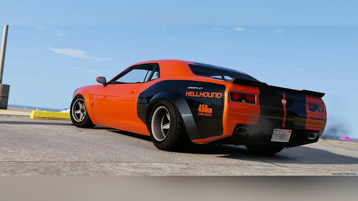 Bravado Gauntlet Hellhound [Add-On | Liveries | Template] 2.0 / GTA 5