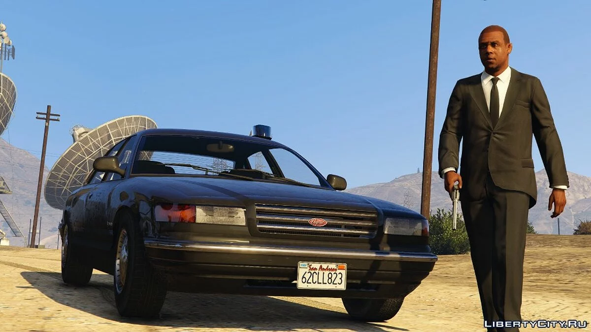 Updated Vapid Stanier - FIB/Police Detective [Add-On] / GTA 5