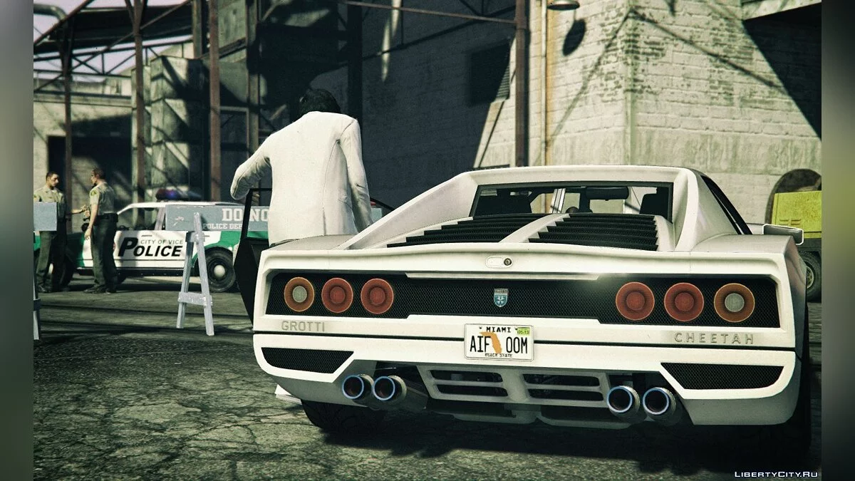 Grotti Cheetah Classic - Vice City PD [Add-On] 2.0 / GTA 5