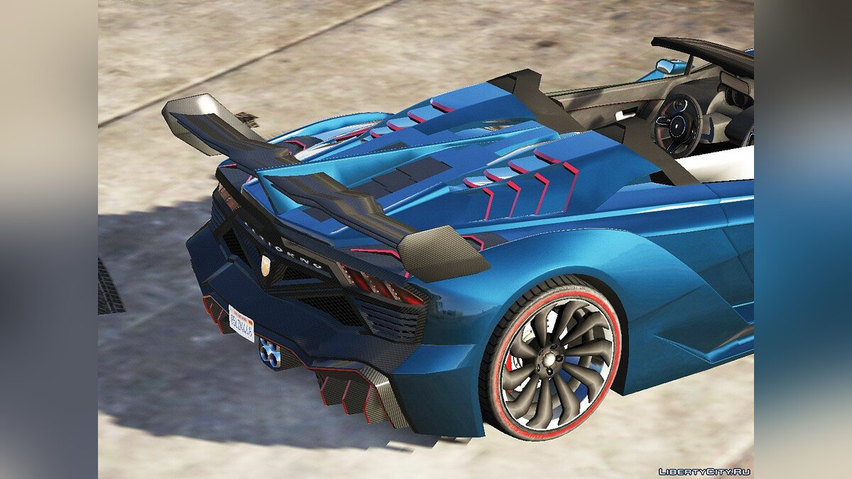 Скачать Pegassi Zentorno Roadster [Add-On] 0.095 для GTA 5