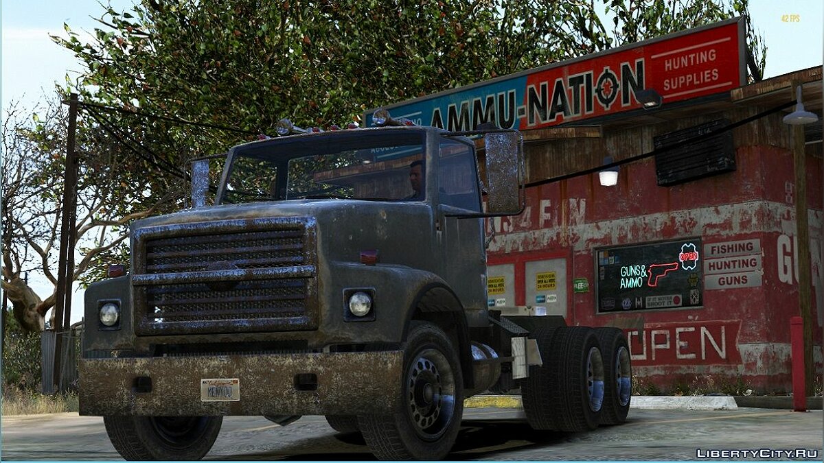 Скачать Rust Bucket Semi Truck [Replace/ADD-on] 1.0 для GTA 5