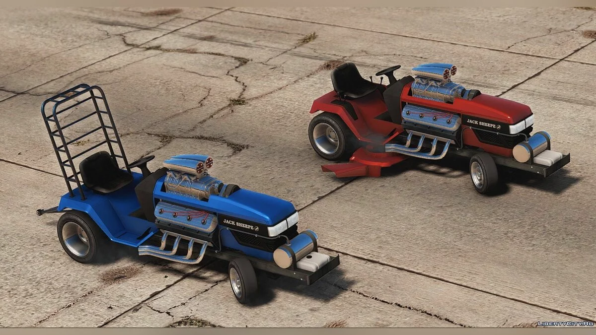 Jack Sheepe Lawn ReMower [Add-On] v1.1 / GTA 5