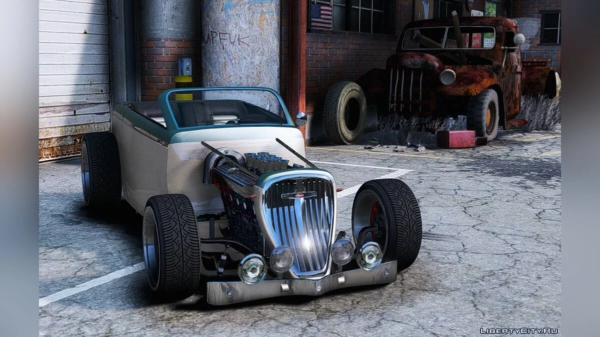 Hotknife Roadster [Add-On | Extras | LODs] 1.1 / GTA 5