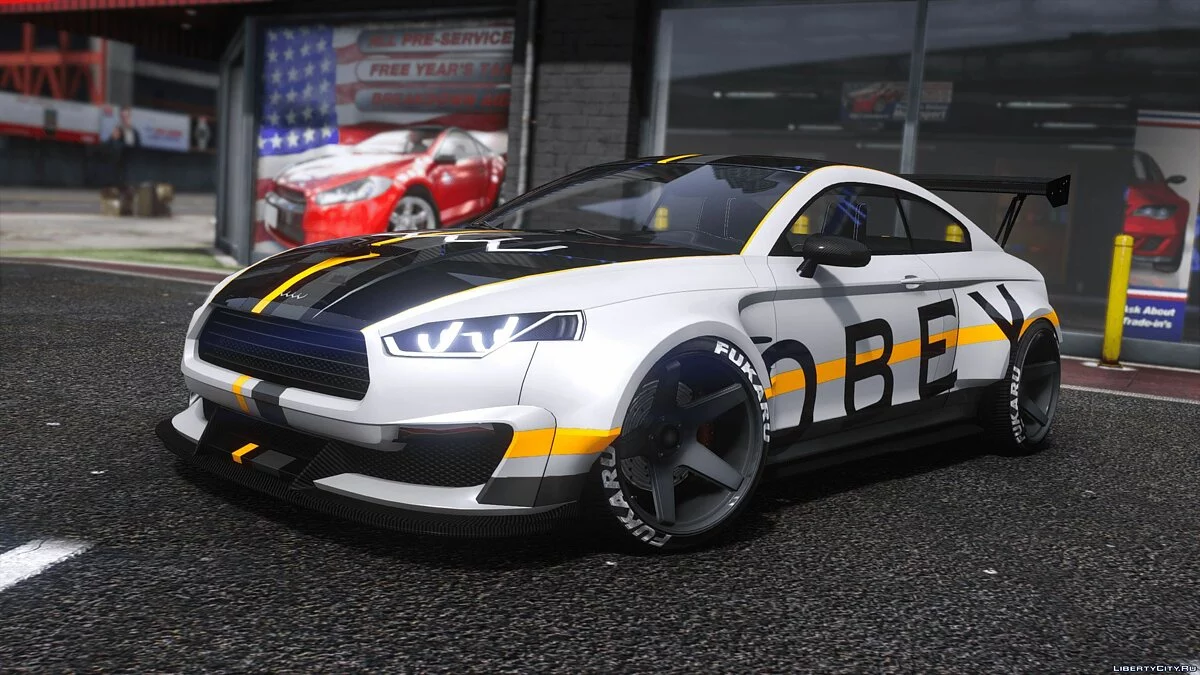 Obey 8F D-Street (Widebody Version) [Add-On | Tuning] 1.0a / GTA 5