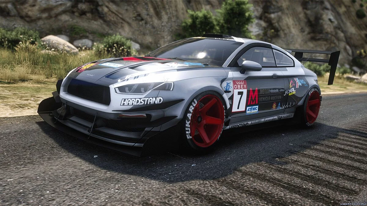 Obey 8F D-Street (Widebody Version) [Add-On | Tuning] 1.0a / GTA 5