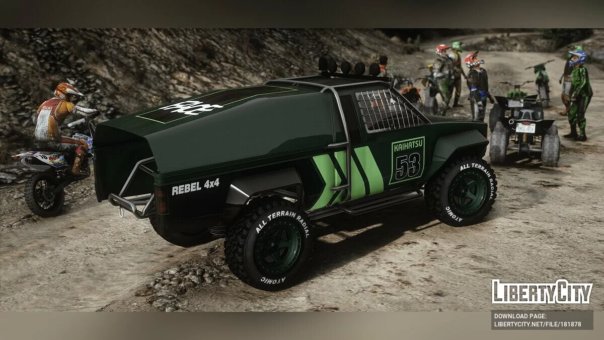 Karin Rebel Raid [Add-On | Tuning | LODs] 1.1 / GTA 5