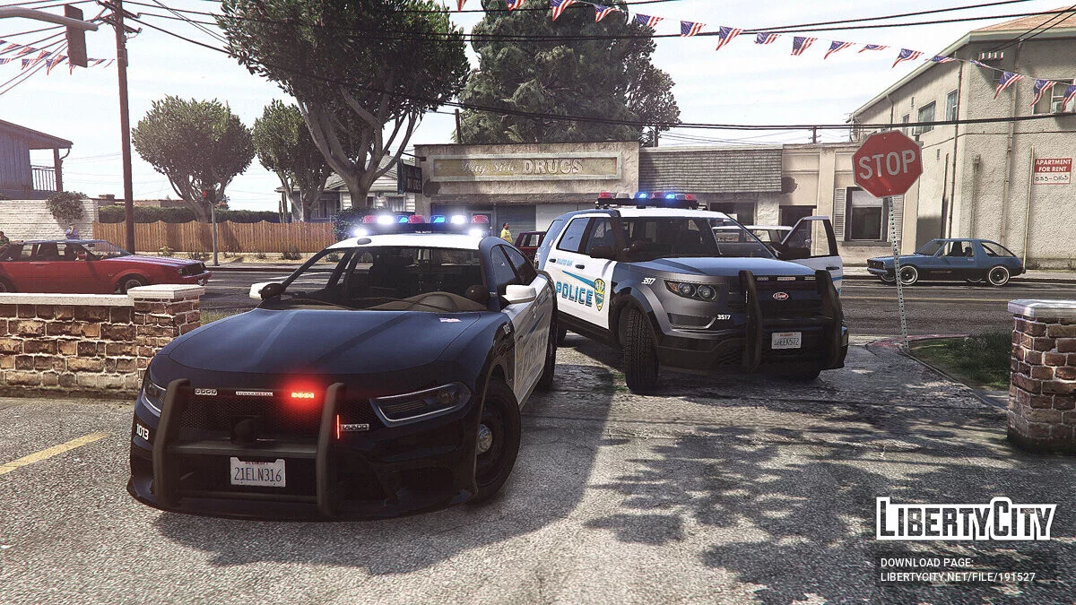 Fictional PBPD Buffalo STX (DLS) v1.4 / GTA 5