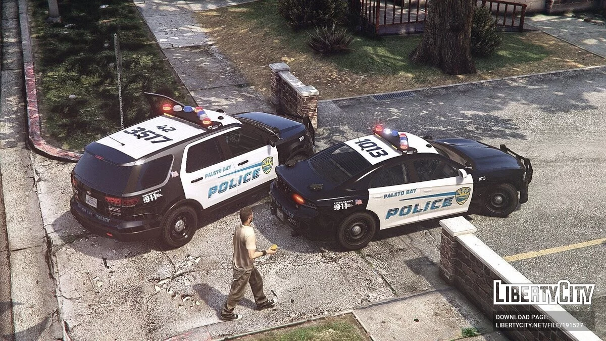 Fictional PBPD Buffalo STX (DLS) v1.4 / GTA 5