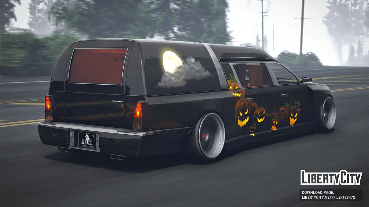 Chariot Romero Hearse Widebody | Add-On | Tuning | LODs | 1.0 / GTA 5