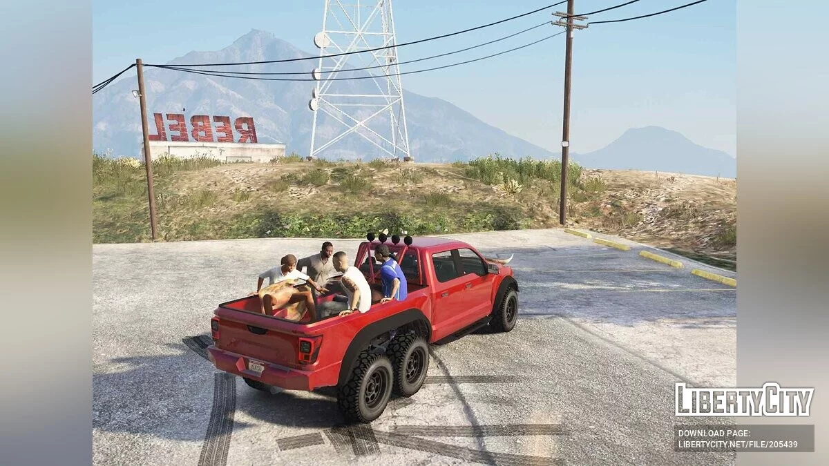 Caracara 6x6 no turret 8 seater [Add-On|FiveM] / GTA 5