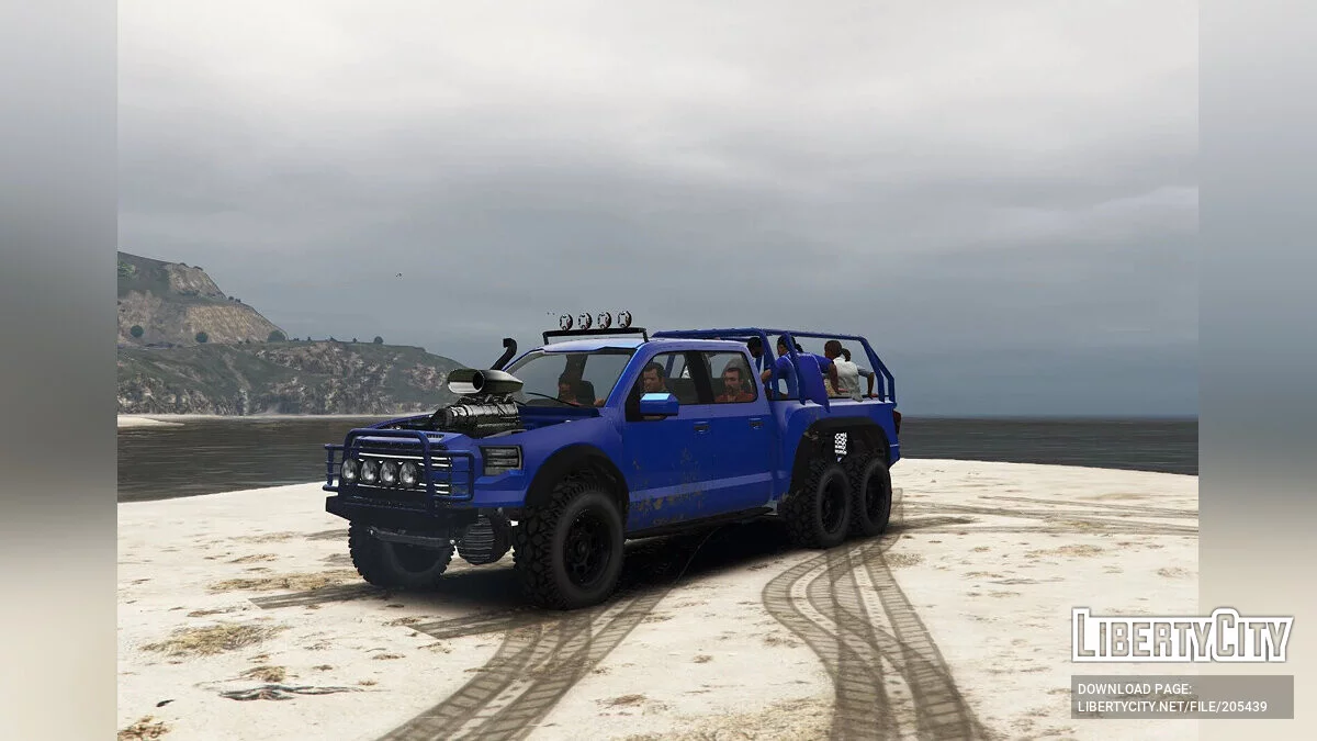 Caracara 6x6 no turret 8 seater [Add-On|FiveM] / GTA 5