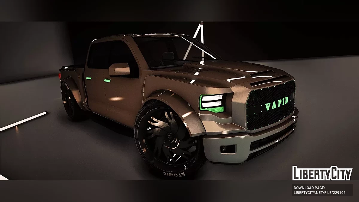 Vapid Caracara 4x4 Bagged v1.0 / GTA 5