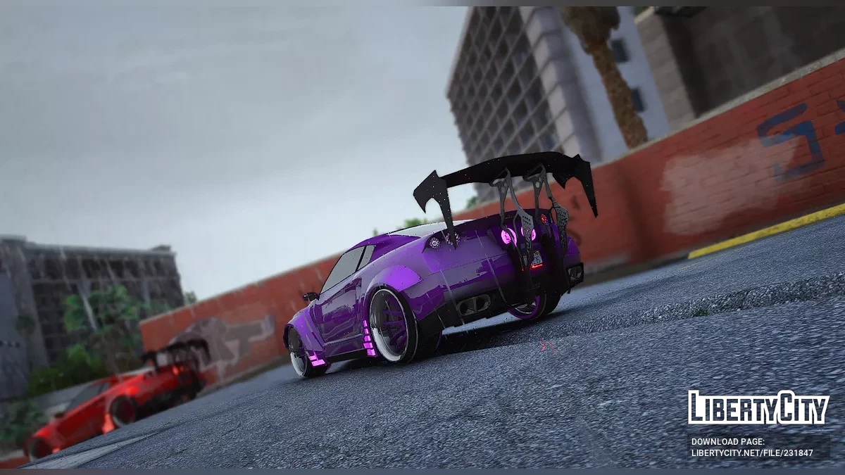 Annis Elegy Retro Custom (широкий бодикит с анимированными огнями) / GTA 5