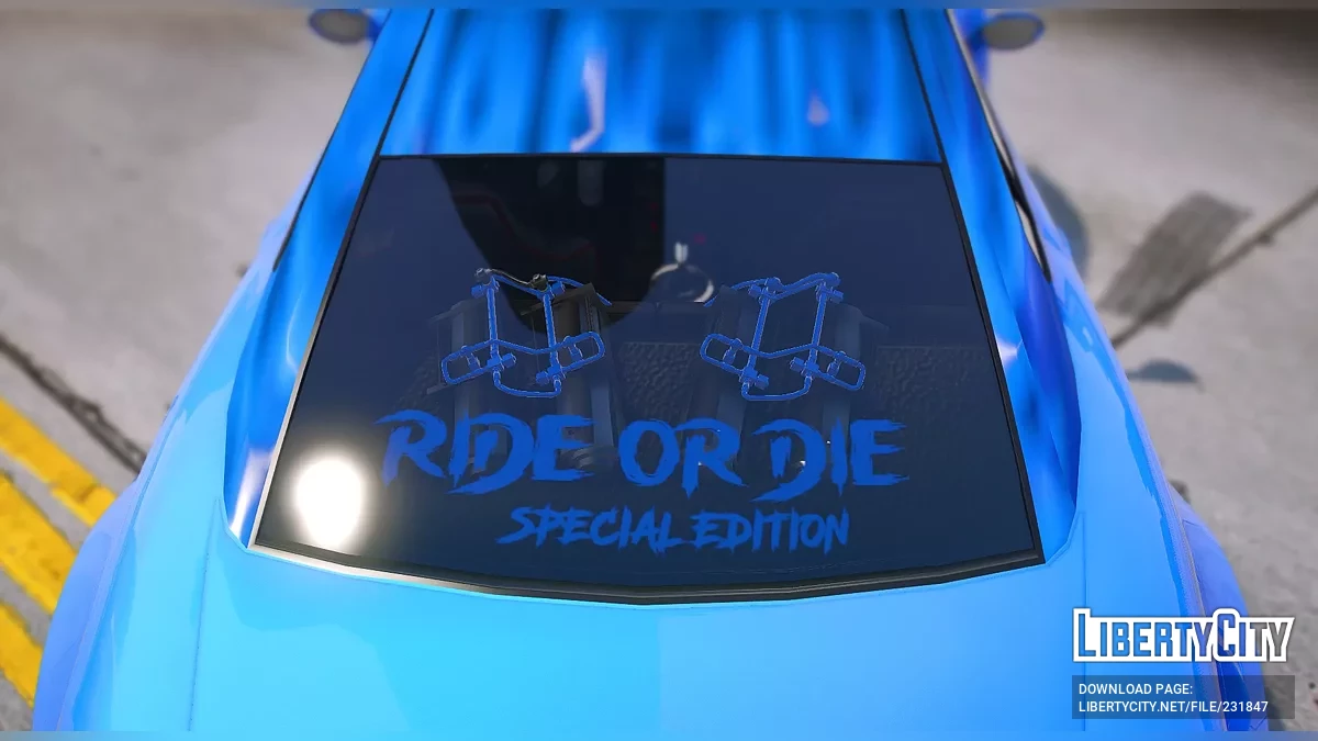 Annis Elegy Retro Custom (широкий бодикит с анимированными огнями) / GTA 5